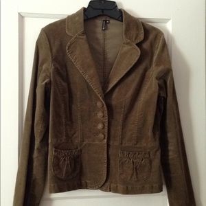 Fitted Velvet Blazer